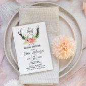 Rustic Floral Boho Hunt is over Vrijgezellenfeest Kaart