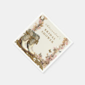 Rustic Floral Boots Bridal Shower Servet (Hoek)