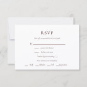 Rustic Floral Bouquet RSVP Card Kaartje (Voorkant)