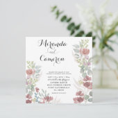 Rustic Floral Burnt Oranje Wedding (Staand voorkant)