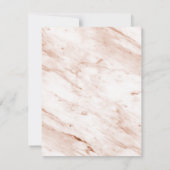 Rustic Floral Copper Framed Foto & Calligrafie Save The Date (Achterkant)