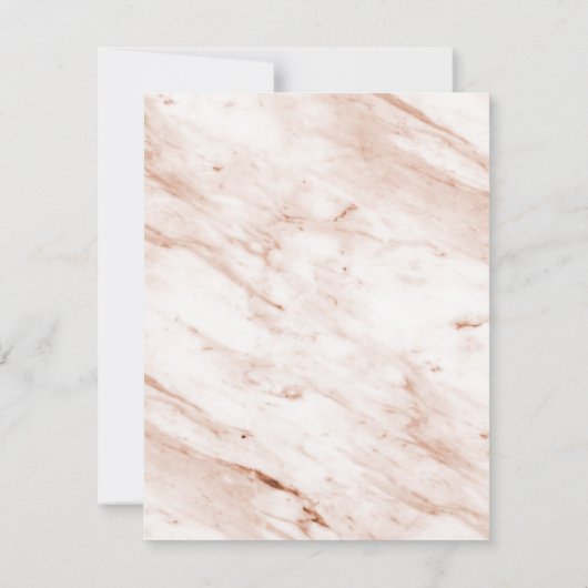 Rustic Floral Copper Framed Foto & Calligrafie Save The Date (Achterkant)