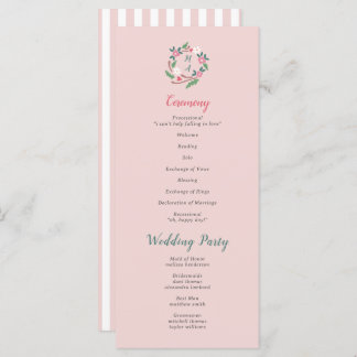 Rustic Floral Crest met Monogram