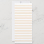 Rustic Floral Cutlery Rehearsal Dinner Menu Card Kaart (Achterkant)