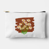 Rustic floral design on brown background etui (Voorkant)
