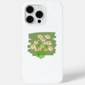 Rustic Floral Design on Green Background Case-Mate iPhone Case (Achterkant)