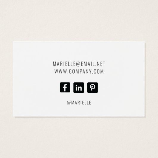 Rustic Floral Earring Jewelry Display Kaart (Achterkant)