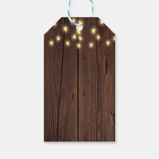 Rustic Floral Easter Eggs Baby shower Cadeaulabel (Achterkant)