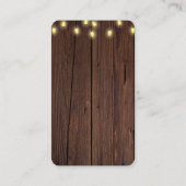 Rustic Floral Easter Eggs Baby shower Informatiekaartje (Achterkant)