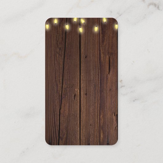 Rustic Floral Easter Eggs Baby shower Informatiekaartje (Achterkant)