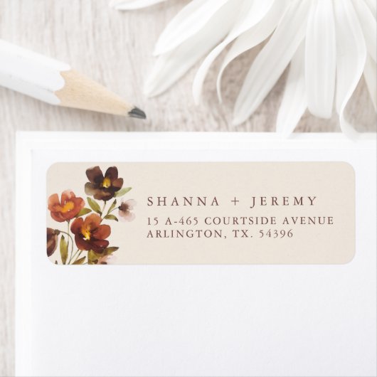 Rustic Floral Elegant Bride + Groom | Rendement Etiket (Insitu)