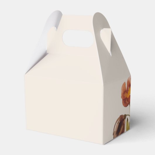 Rustic Floral Elegant | Weddenschap Bedankdoosjes (Achterkant)