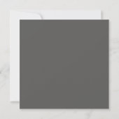 Rustic Floral Formal Style Wedding Invitations Kaart (Achterkant)