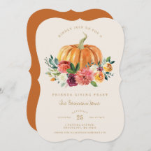 Rustic Floral Friendsgiving