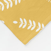 Rustic Floral Garland Folk Art Pattern Fleece (Hoek)