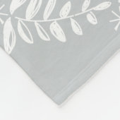 Rustic Floral Garland Folk Art Pattern Fleece (Hoek)