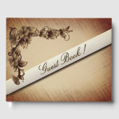 Rustic Floral Guest Book Gastenboek (Voorkant)