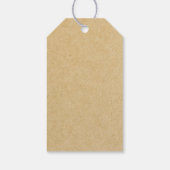 Rustic Floral Happy Pasen Cadeaulabel (Achterkant)