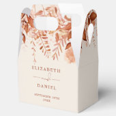 Rustic Floral herfst bruiloft Bedankdoosjes (Geopend)