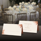 Rustic Floral herfst bruiloft Plaatskaartje