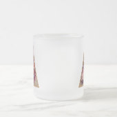 Rustic Floral Initiaal Letter A Monogram Matglas Koffiemok (Center)