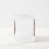 Rustic Floral Initiaal Letter D Monogram Matglas Koffiemok (Center)