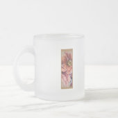 Rustic Floral Initiaal Letter I Monogram Matglas Koffiemok (Links)