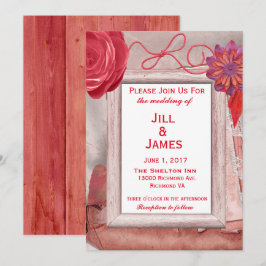 Rustic Floral Kaart