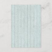 Rustic Floral Koe Skull Boho Details / Routebeschr Informatiekaartje (Achterkant)