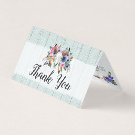 Rustic Floral Koe Skull Waterverf Boho Hartelijk d Kaart