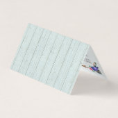 Rustic Floral Koe Skull Waterverf Boho Hartelijk d Kaart (Achterkant)