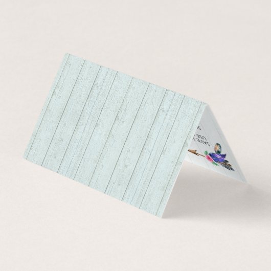 Rustic Floral Koe Skull Waterverf Boho Hartelijk d Kaart (Achterkant)