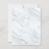 Rustic Floral Mint Framed Foto & Calligrafie Save The Date (Achterkant)