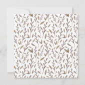 Rustic Floral Moving Announcement Aankondiging (Achterkant)