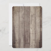 Rustic Floral Nursing School Afstuderen uitnodigen Kaart (Achterkant)