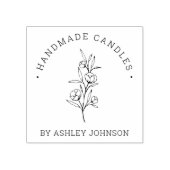 Rustic Floral , op maat gemaakt door Rubberstempel (Afrduk)