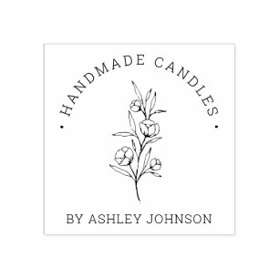 Rustic Floral , op maat gemaakt door Rubberstempel