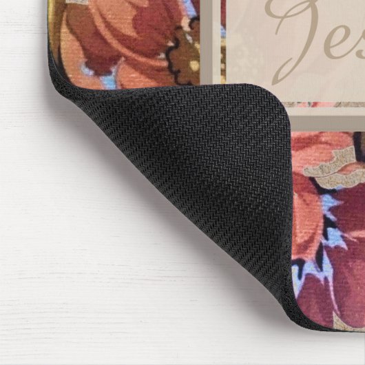  Rustic Floral op maat Muismat (Hoek)