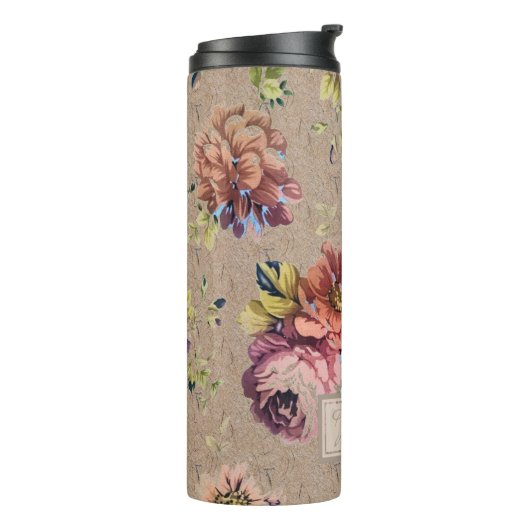 Rustic Floral op maat Thermosbeker (Gedraaid links)