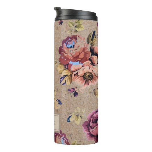 Rustic Floral op maat Thermosbeker (Geroteerd rechts)