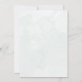 Rustic Floral Pink & Sage Green Waterverf Wedding Kaart (Achterkant)