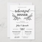 Rustic Floral repetition Kaart (Voorkant)