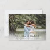 Rustic Floral RSVP Kaartje (Voorkant)