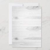 Rustic Floral Spring Vrijgezellenfeest Kaart (Achterkant)