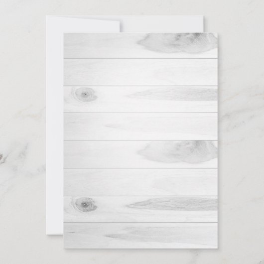 Rustic Floral Spring Vrijgezellenfeest Kaart (Achterkant)