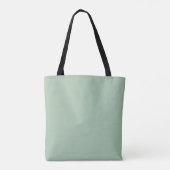 Rustic Floral Stem Wedding Monogram | Sage Tote Bag (Achterkant)