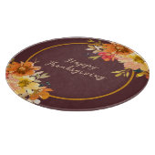 Rustic Floral Thanksgiving Snijplank (Hoek)
