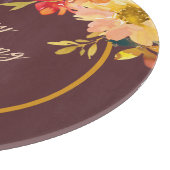 Rustic Floral Thanksgiving Snijplank (Hoek)