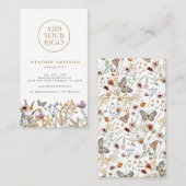 Rustic Floral Visitekaartje (Voorkant / Achterkant)