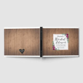 Rustic Floral Vrijgezellenfeest Gastboek Gastenboek (Volledig)